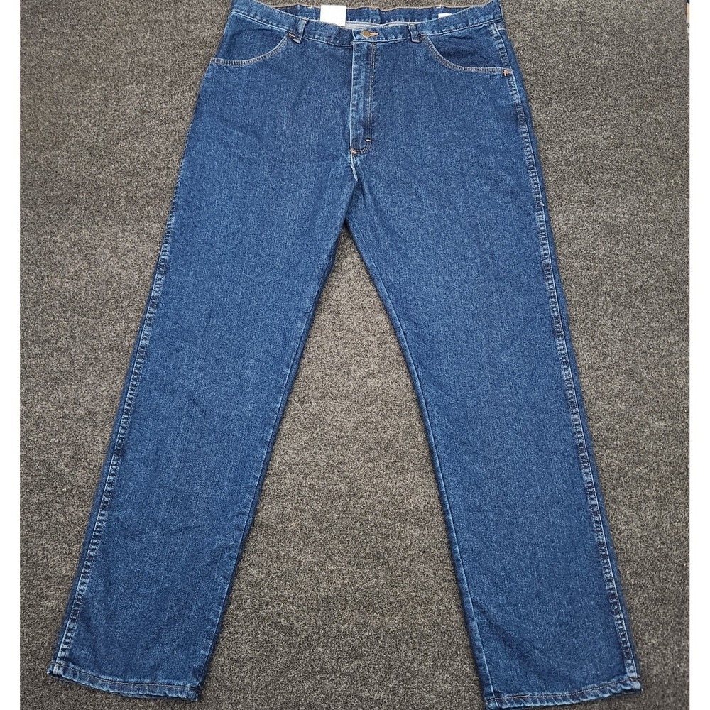 Wrangler Mens 40x32 Blue‎ Five Star Premium Midweight Stretch Denim Jeans NEW